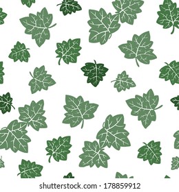 Maple leaves green