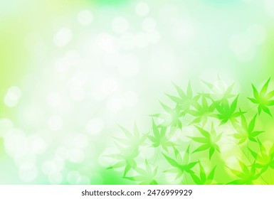 Maple leaves Japanese Pattern Shochu-Sympathy Background