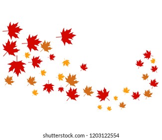 Maple leaves logo and symbol