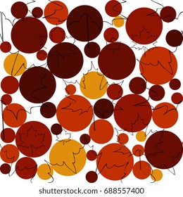 maple leaves pattern