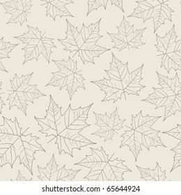 maple leaves seamless