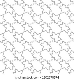Maple leaves seamless vector white art background