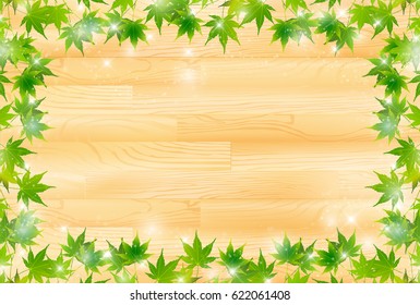 Maple leaves summer background