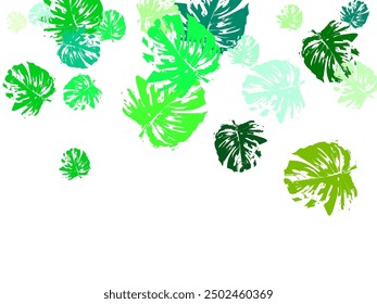 Maple leaves vector background, autumn foliage on white graphic design.  Nice tree foliage vector september seasonal background.