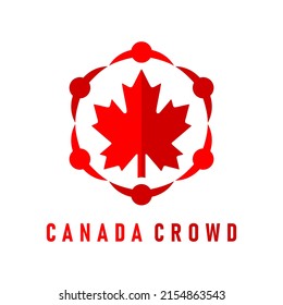 maple logo concept design vector