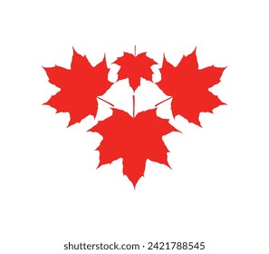 maple, nature, leaf, red, isolated, fall, season, white, illustration, design, autumn, background, color, Canada