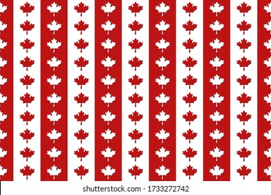 Maple Pattern for Canada Day decoration
