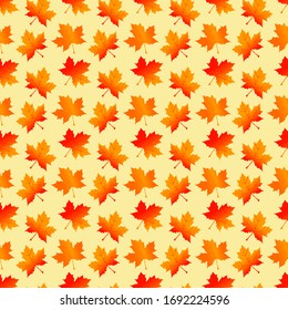  Maple seamless pattern 