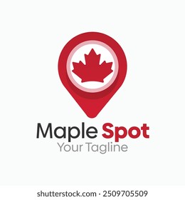 Maple Spot Logo Design Template. Good for Business, Agency, Community and Organization