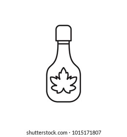 maple syrup icon illustration isolated vector sign symbol