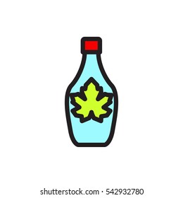 maple syrup icon illustration isolated vector sign symbol
