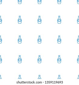 maple syrup icon pattern seamless white background. Editable outline maple syrup icon. maple syrup icon pattern for web and mobile.