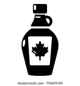 Maple syrup icon. Simple illustration of maple syrup vector icon for web