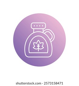 Maple Syrup icon vector stock illustration