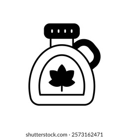 Maple Syrup icon vector stock illustration