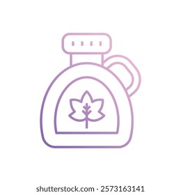 Maple Syrup icon vector stock illustration