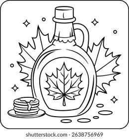 Maple Syrup and Pancakes Delight