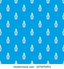 Maple syrup pattern vector seamless blue repeat for any use