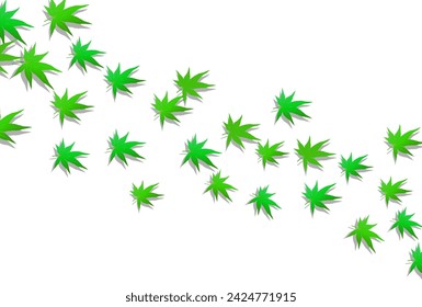 Maple Tree Fresh Green Hot Summer Background
