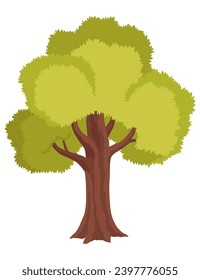 Maple tree icon. Cartoon natural design elements, fresh and tasty isolated on white background