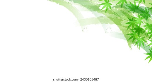 Maple Tree Wave Hot Summer Background