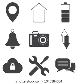 map,on white background,gps and navigation,icon,symbol and vector,Can be used for web, print and mobile