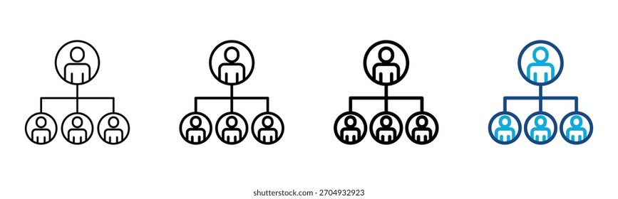 Ícone de mapeamento Estilo diferente Conjunto de coletas de estrutura de tópicos Ilustração do vetor
