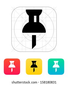 Mapping Pin icon. Vector illustration.