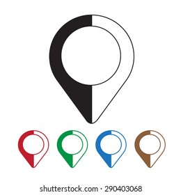 mapping pins icon