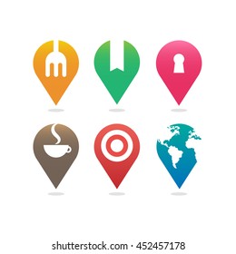 mapping pins icon. conceptual ideas.
