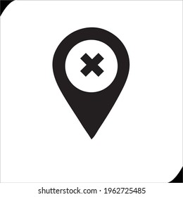 Mapping Pins Icon Vector illustration 