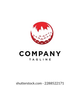 plantilla vectorial del icono del logotipo de la hoja de manzana