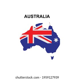 maps of Australia icon vector sign symbol
