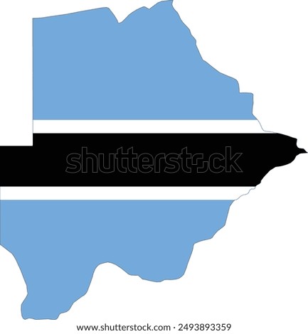 Maps of Botswana logo vector