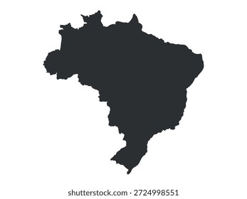 maps of Brazil with regions