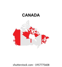 maps of Canada icon vector sign symbol