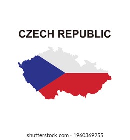 símbolo de símbolo del vector de icono de la República Checa