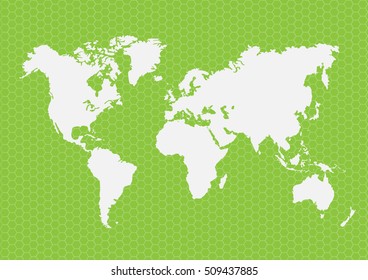 maps of the Earth. Vector illustration