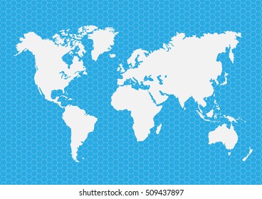 maps of the Earth. Vector illustration