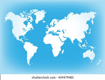 maps of the Earth's. Vector illustration