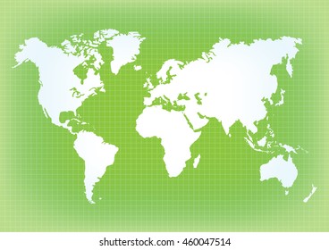 maps of the Earth's. Vector illustration