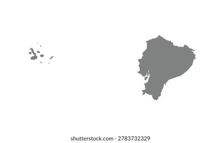 Maps of Ecuador Design Vector