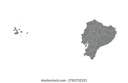 Maps of Ecuador Design Vector