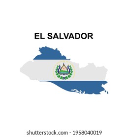 maps of El Salvador icon vector sign symbol