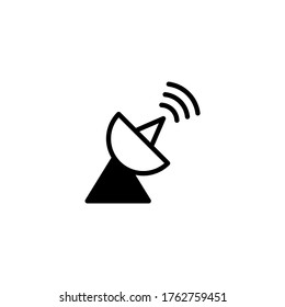 Mapas GPS Icono del vector de búsqueda en glifo plano negro, estilo relleno aislado en fondo blanco