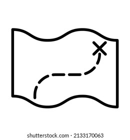 icono de mapas, mejor utilizado para web o aplicación, ilustración vectorial EPS 10 Formato de archivo