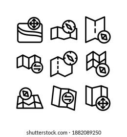 maps icon or logo isolated sign symbol vector illustration - Collection of high quality black style vector icons
