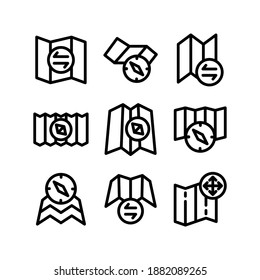 maps icon or logo isolated sign symbol vector illustration - Collection of high quality black style vector icons
