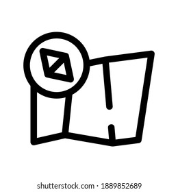maps icon or logo isolated sign symbol vector illustration - high quality black style vector icons

