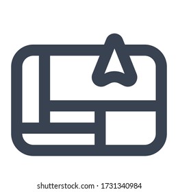 Maps Icon, Map and Navigation Place and other Icon For User Interface Or Website